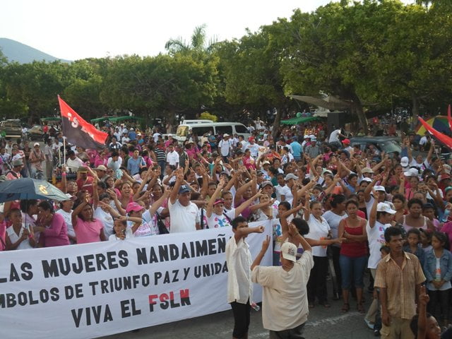 Nandaime, Diriomo y Diria dijeron presentes en Encunetro de Mujeres Sandinistas en Granada
